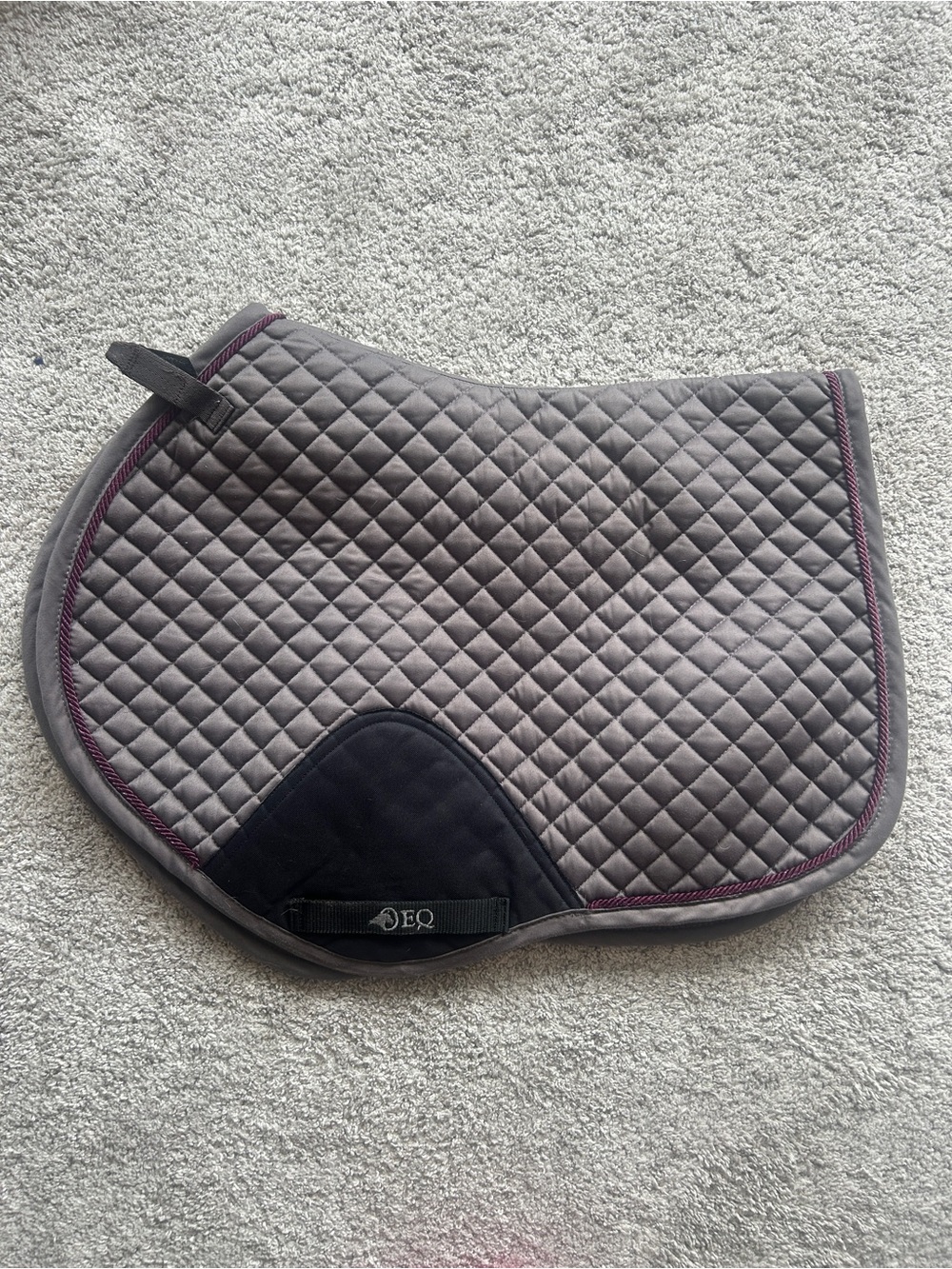 Grey EQ Saddle Pad